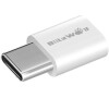 BlitzWolf Adaptér USB-C do Micro USB 2 ks (bílý) (BW-A2)