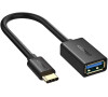 UGREEN USB-C OTG adaptér 10cm, černý
