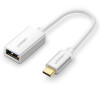 UGREEN USB-C OTG adaptér 10cm, stříbrný