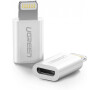 UGREEN redukce Lightning na USB Micro B, bílá