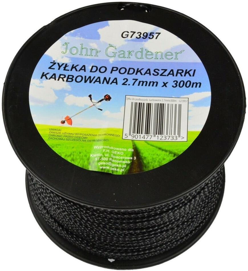 Struna do sekačky, 2,7mm x 300m, zvlněný profil GEKO