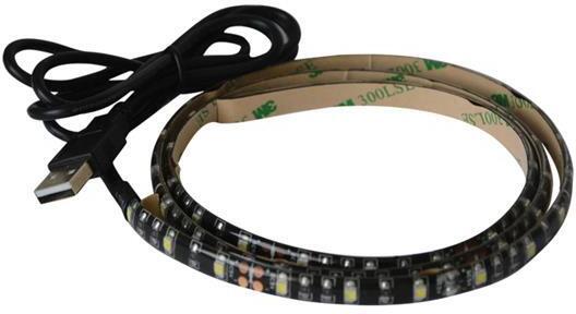 LED pásek s USB GETI GLS31C, 50 cm, studená bílá