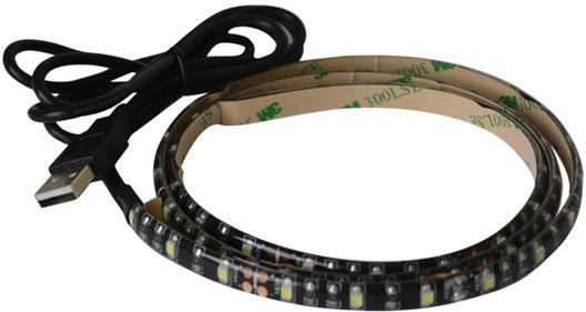 LED pásek s USB GETI GLS33C, 90 cm, studená bílá