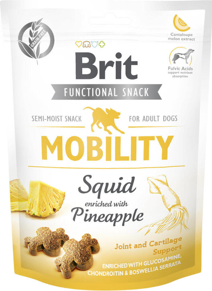Brit Care Dog Functional Snack Mobility Squid 150g