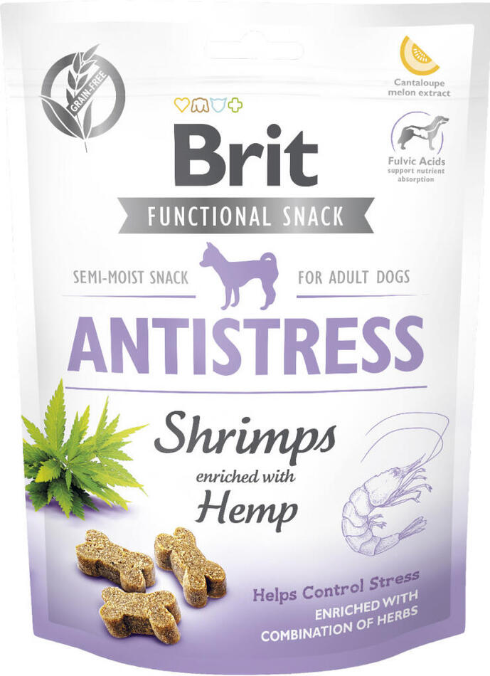 Brit Care Dog Functional Snack Antistress Shrimps 150g