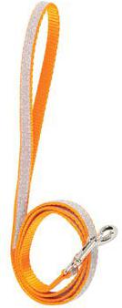 Vodítko kočka SHINY nylon oranžové 1m Zolux