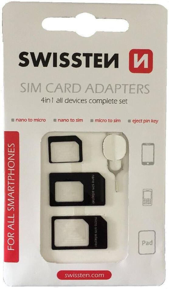 SWISSTEN SIM ADAPTÉR 4in1