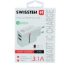 SWISSTEN SÍŤOVÝ ADAPTÉR SMART IC 2x USB 3,1A POWER BÍLÝ