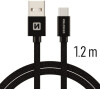 DATOV KABEL SWISSTEN TEXTILE USB / USB-C 1,2 M ERN