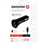 SWISSTEN CL ADAPTÉR QUICK CHARGE 3.0 A USB 2,4A 18W POWER + KABEL MICRO USB (20111610)