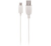 Datový kabel Setty USB-C 1m 2A bílý