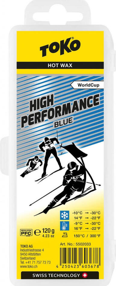 Toko High Performance Hot Wax blue 120g