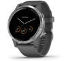 Smart hodinky GARMIN vívoActive4 Silver/Gray (010-02174-03)