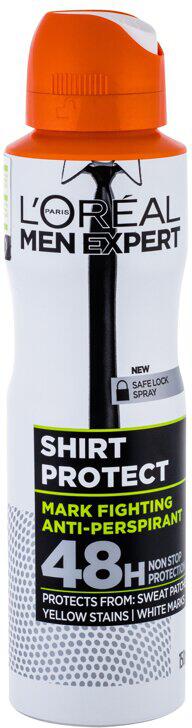 Antiperspirant L'Oréal Paris Men Expert Shirt Protect, 150 ml (48H)