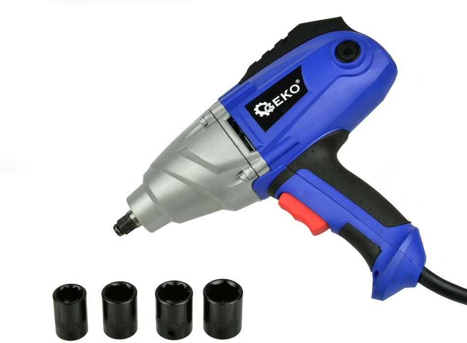 Elektrický rázový utahovák, 350Nm, 1/2", 1050W GEKO