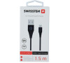 DATOVÝ KABEL SWISSTEN USB / USB-C HUAWEI SUPER CHARGE 5A 1,5M ČERNÝ