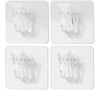 Samolepicí klipy Compactor Bestlock Magic, 4 ks, 4,5 x 4,5 x 1,2 cm
