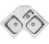 Sinks KEPLER 830.1 DUO V 0,7mm leštěný