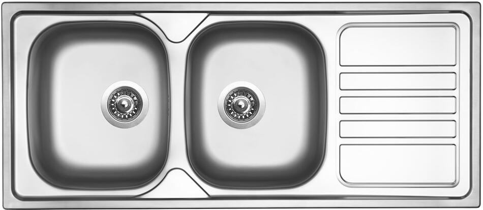 Sinks OKIO 1160 DUO V 0,6mm matný