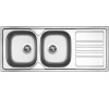 Sinks OKIO 1200 DUO V 0,7mm leštěný