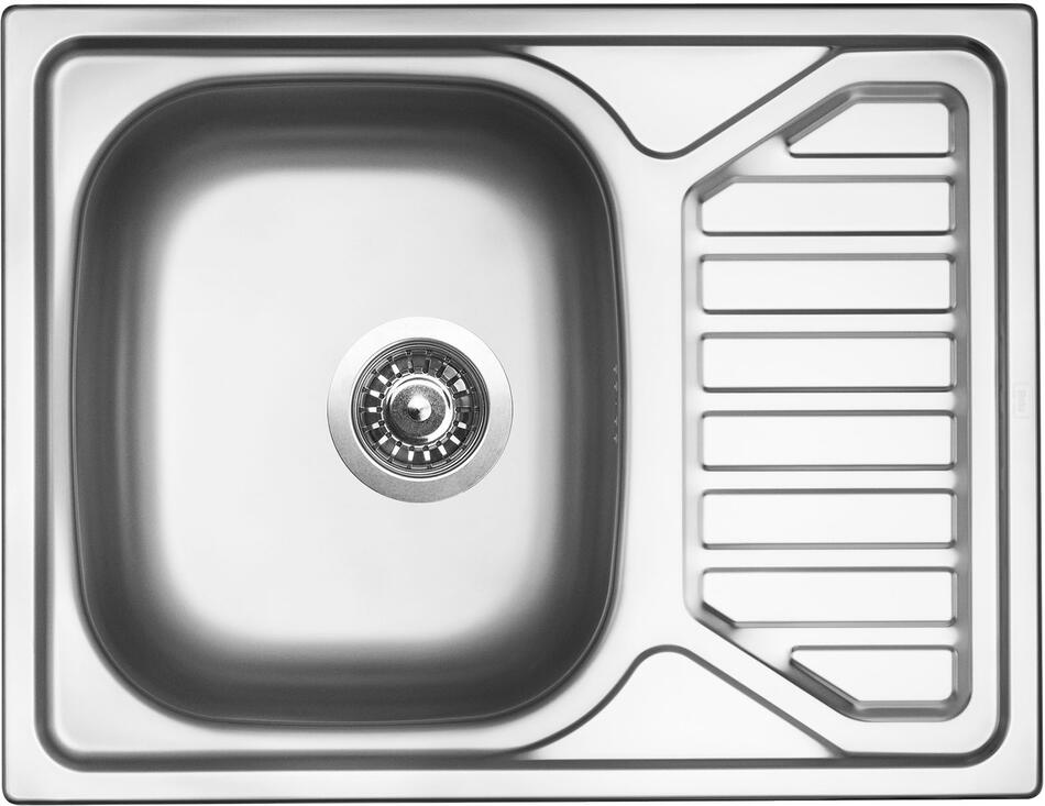 Sinks OKIO 650 V 0,6mm leštěný