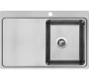 Sinks BLOCK 780 V 1mm pravý kartáčovaný