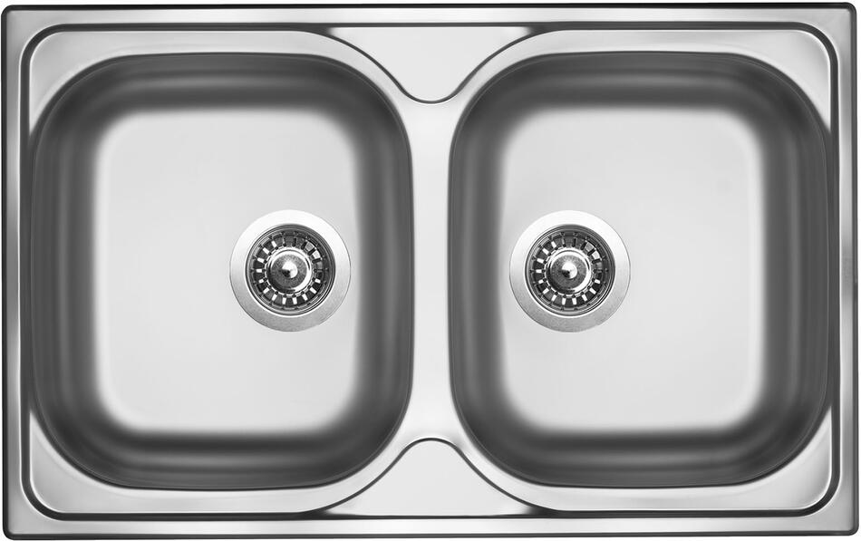 Sinks CLASSIC 800 DUO V 0,6mm matný