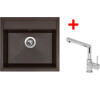 Sinks SOLO 560 Marone+MIX 350P