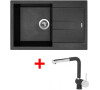 Sinks AMANDA 780 Metalblack+MIX 3P GR