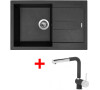 Sinks AMANDA 780 Granblack+MIX 3P GR
