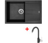 Sinks AMANDA 780 Metalblack+MIX 35 GR