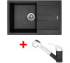 Sinks AMANDA 780 Metalblack+CAPRI 4S GR