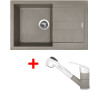 Sinks AMANDA 780 Truffle+CAPRI 4S GR