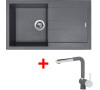 Sinks AMANDA 860 Titanium+MIX 3P GR