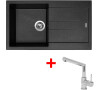 Sinks AMANDA 860 Metalblack+MIX 350P