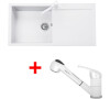 Sinks AMANDA 990 Milk+CAPRI 4S GR