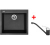 Sinks CUBE 560 Granblack+CAPRI 4 GR