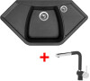 Sinks NAIKY 980 Metalblack+MIX 3P GR