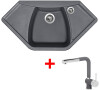 Sinks NAIKY 980 Titanium+MIX 3P GR