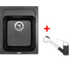 Sinks CLASSIC 400 Metalblack+CAPRI 4S GR