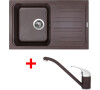 Sinks CLASSIC 740 Marone+CAPRI 4 GR