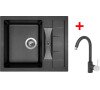 Sinks CRYSTAL 615 Metalblack+MIX 35 GR