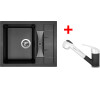 Sinks CRYSTAL 615 Metalblack+CAPRI 4S GR