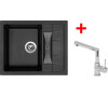 Sinks CRYSTAL 615 Granblack+MIX 350P