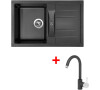 Sinks CRYSTAL 780 Metalblack+MIX 35 GR