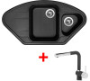 Sinks LOTUS Granblack+MIX 3P GR