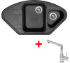 Sinks LOTUS Metalblack+MIX 350P