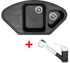 Sinks LOTUS Metalblack+CAPRI 4S GR