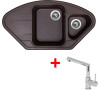 Sinks LOTUS Marone+MIX 350P