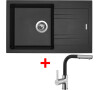 Sinks LINEA 780 N Metalblack+ENIGMA S GR